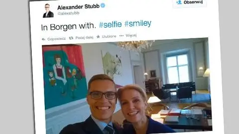 Pamiątka ze służbowej wizyty. Selfie z duńską premier 