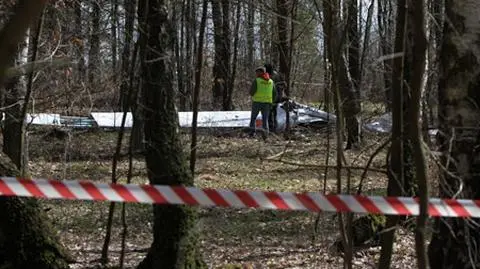 Wypadek szybowca pod Olsztynem