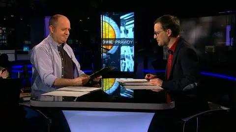 Prowadzący program "Dwie Prawdy"