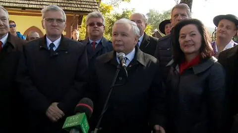 Jarosław Kaczyński w Krościenku nad Dunajcem