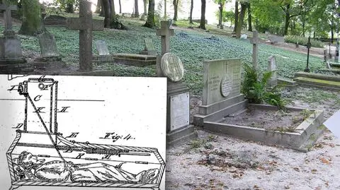 Dom dla pozornie zmarłych prawdopodobnie wybudowano na cmentarzu na Wzgórzu Św