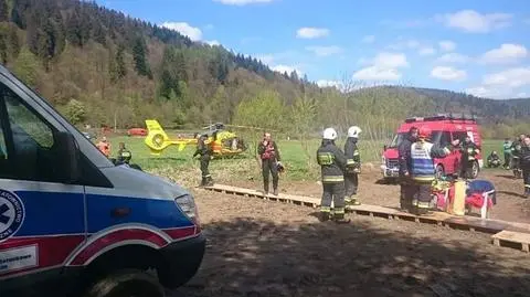 Andrzejówka. Akcja poszukiwawcza na Popradzie