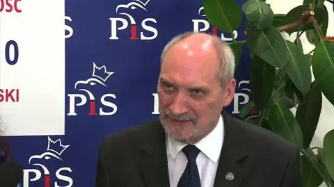 Poseł Macierewicz czujny i podejrzliwy