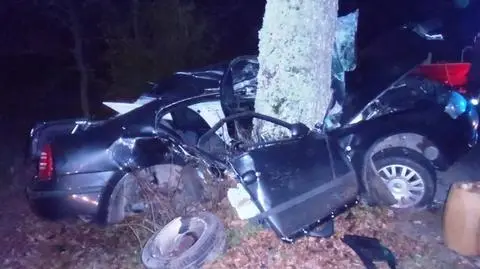 100 osób szukało nastolatka. 
Rozbił auto i uciekł, bo bał się ojca