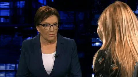Ewa Kopacz była gościem "Kropki nad i"