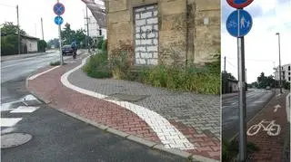 Największe oburzenie wywołała droga rowerowa na ul. Dmowskiego