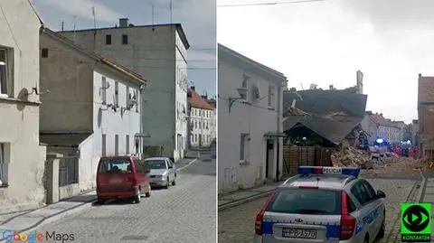 Świebodzice. Zobacz jak kamienica wyglądała przed zawaleniem się