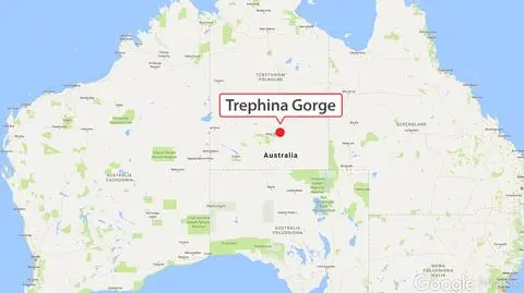 Ciało znaleziono w okolicach Trephina Gorge