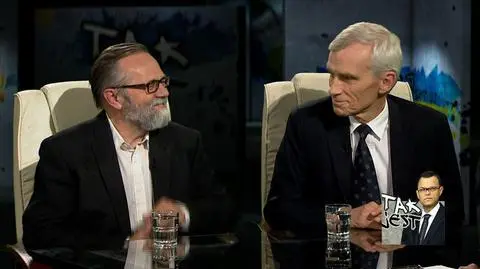 prof. Ryszard Bugaj i Marcin Święcicki w Tak jest