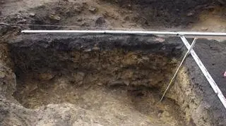 Pozostałości obiektu mieszkalnego z XI-XII wieku 