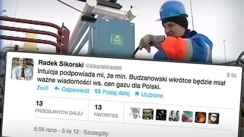 Wpis szefa dyplomacji na Twitterze