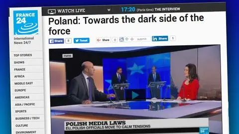 France 24 o sytuacji w Polsce. Wielkie zakłócenie mocy w Polsce