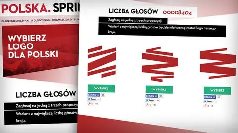 "Sprężyna oddaje naturę Polaków". Ruszyło głosowanie nad logo dla Polski