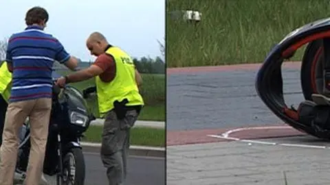 Rozpędzony motocykl uderzył w barierkę. Dwie osoby nie żyją 