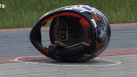 Motocyklista nie dostosował prędkości do warunków na drodze