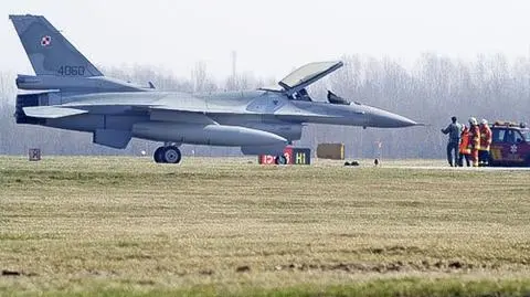 F-16 uziemione