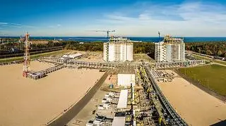 The LNG Terminal in Świnoujście is located in the extreme north-west of Poland
