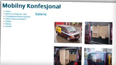 Mobilny konfesjonał na ulicach Koszalina. Pierwszy taki w Polsce
