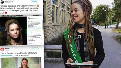 Szwecja. Nowa mister kultury i demokracji nosi dredy
