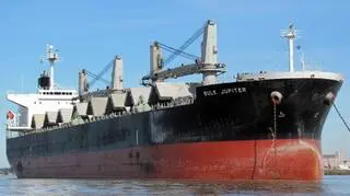 Statek "Bulk Jupiter" płynął z ładunkiem boksytów z Malezji do Chin