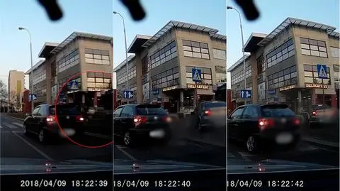 Wrocław. Groźna kolizja przed przejściem dla pieszych