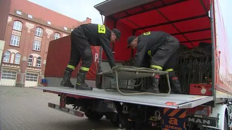 Strażacy ze Szczecina pomagają uchodźcom w Niemczech