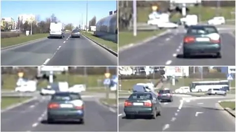Kierowca fiata nie ustąpił pierwszeństwa. Wbił się w niego volkswagen