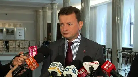 Mariusz Błaszczak broni prezydenckiego projektu ws. wieku emerytalnego