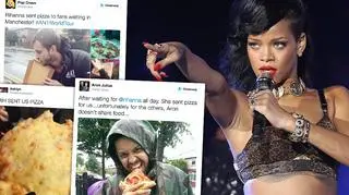 Rihanna zrobiła miłą niespodziankę swoim fanom w Manchesterze 