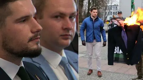Białystok. Członkowie Młodzieży Wszechpolskiej na listach PiS