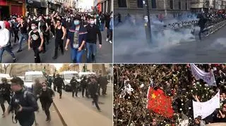 Demonstracje w Paryżu po śmierci Chińczyka