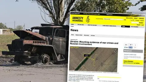 Amnesty International opublikowała zdjęcia satelitarne, które mają dowodzic obecności rosyjskiego sprzętu wojskowego na Ukrainie