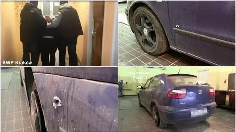 Pościg w Krakowie, zatrzymanie na Śląsku. Policja: wpadł "stary złodziej"
