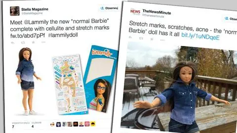 Nie tylko niższa i grubsza. "Nowa Barbie" teraz ma cellulit i trądzik