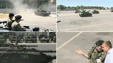 Wojskowy taniec leopardów. Parada 
ciężkiego sprzętu w Świętoszowie