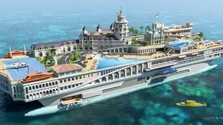 Jacht o nazwie "The Streets of Monaco" będzie repliką słynnego państwa-miasta, w którym mieszka najwięcej miliarderów na metr kwadratowy