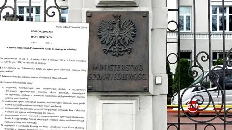 Ministerstwo Sprawiedliwości chce ustanowienia pełnomocnika rządu ds. praw człowieka