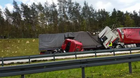 Dwa wypadki na autostradzie S3. Materiał TVN24 z 3 czerwca 2017 roku
