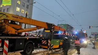 Do wypadku doszło przy zajezdni na ul