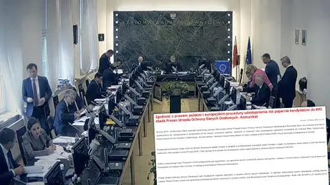 UODO zbada sprawę list poparcia do KRS. Do tego czasu nie będą ujawnione
