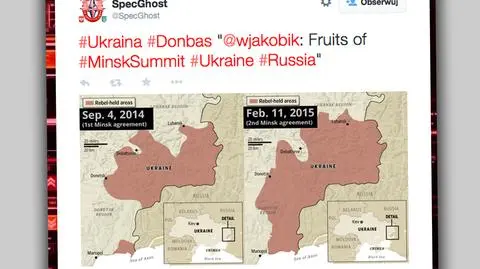 Wojna czy rozejm, rebelianci i wojsko rosyjskie prą naprzód