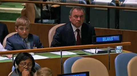 Kola Łukaszenka na sesji ONZ