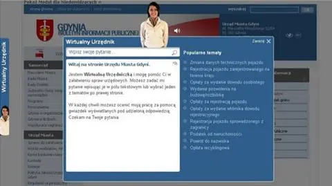 Gdynia ma wirtualną urzędniczkę