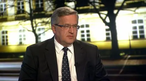 Bronisław Komorowski był gościem "Faktów po Faktach"