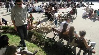 Piknik na placu Wolności w zeszłym roku