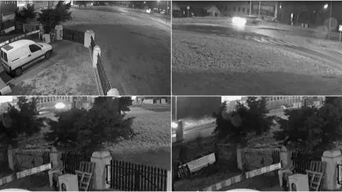 Moment wypadku zarejestrowała kamera