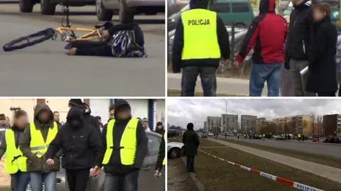 Pchnęli rowerzystę na autobus. Wizja lokalna w Pabianicach