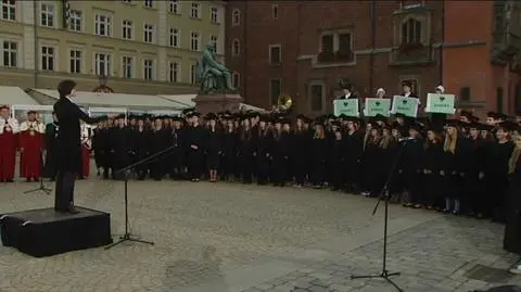 Wrocławscy studenci nowy rok rozpoczęli śpiewająco