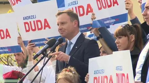 Andrzej Duda nie zwalnia w walce o elektorat 