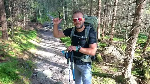 Chory na cukrzycę Andrzej Michalik przeszedł przez Polskę